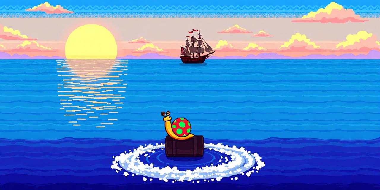 Grand Line sea scene